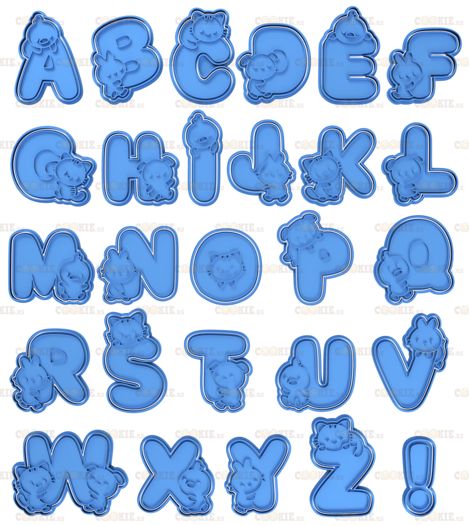 Abeceda sa motivima životinja